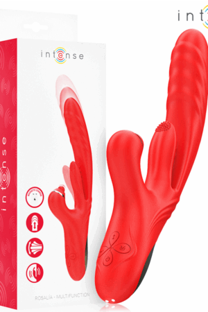 INTENSE - ROSALIA MULTIFUNCTION VIBRATOR 3 IN 1 RED
