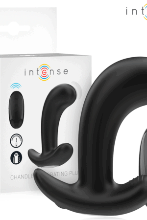 INTENSE - CHANDLER ANAL PLUG 10 VIBRATIONS BLACK REMOTE CONTROL