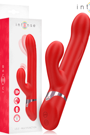 INTENSE - LELE MULTIFUNCTION VIBRATOR ROTATING  OSCILLATION  STIMULATION RED