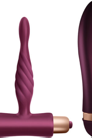 CLIMAXIMUM - DARE KIT TWISTED VIBRATOR + ANAL PLUG BEGINNER