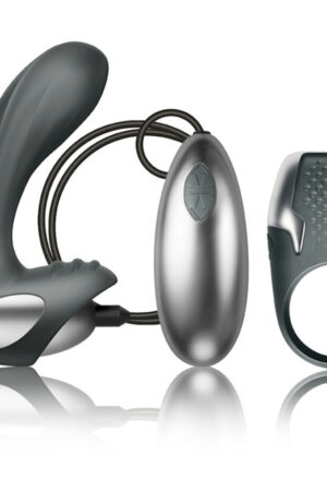 CLIMAXIMUM - EXCITE KIT COCK RING + WIRE PROSTATE MASSAGER