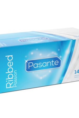 PASANTE - RIBBED PASSION CONDOMS BOX 144 UNITS