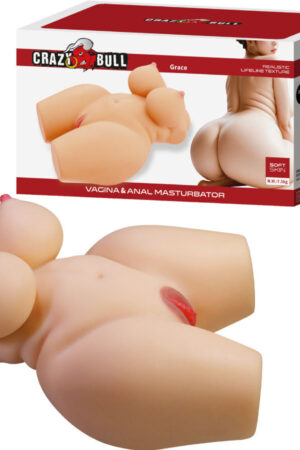 CRAZY BULL - GRACE REALISTIC FEMALE TORSO VAGINA AND ANAL 7.5 KG