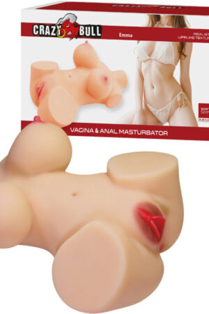 CRAZY BULL - EMMA REALISTIC FEMALE TORSO VAGINA AND ANAL 4.8 KG