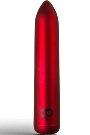 ROCKS-OFF - RECHARGEABLE VIBRATING BULLET POPPY RED