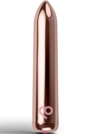 ROCKS-OFF - RECHARGEABLE VIBRATING BULLET GOLDEN ROSE