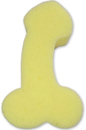 DIABLO PICANTE - ESPONJA FORMA DE PENE AMARILLA