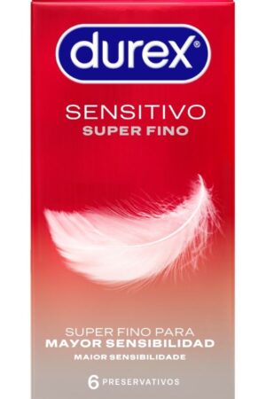 DUREX - SUPER THIN SENSITIVE 6 UNITS