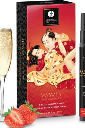 SHUNGA - WAVES PLEASURE SPRAY ORAL SEDUCTIVE STRAWBERRY 20 ML