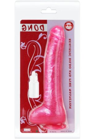 BAILE - REALISTIC PINK DILDO DONG WITH SUCTION CUP