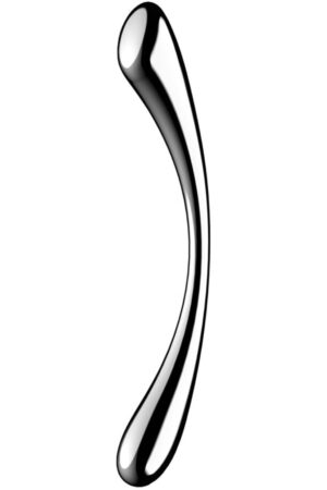 SATISFYER - COSMIC CREST 1 STAINLESS STEEL DOUBLE-ENDED DILDO