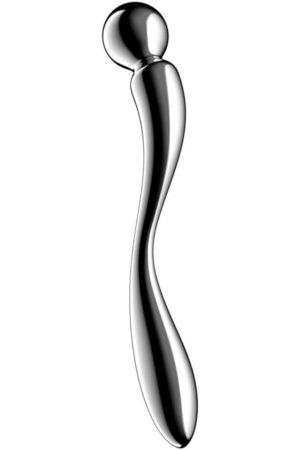 SATISFYER - STAR FORCE 2 STAINLESS STEEL DOUBLE-ENDED DILDO
