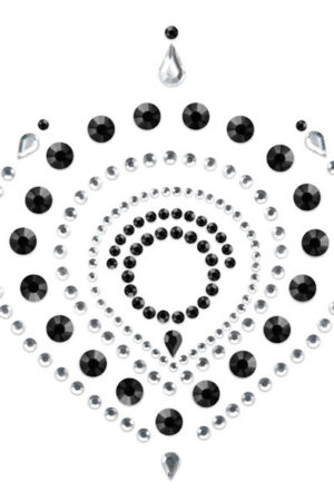 BIJOUX - INDISCRETS FLAMBOYANT BLACK&SILVER