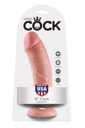 KING COCK - 8 DILDO FLESH 20.3 CM
