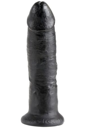 KING COCK - 9 PENE NEGRO 22.9 CM