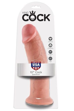 KING COCK - 10 DILDO FLESH 25.4 CM