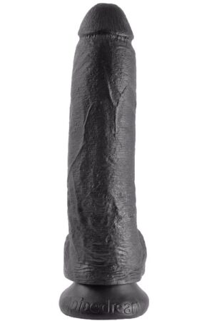 KING COCK - PENE REALISTICO NEGRO 22.9 CM
