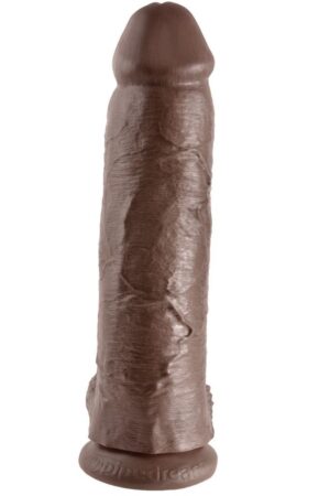 KING COCK - DILDO BROWN WITH BALLS 30.48 CM
