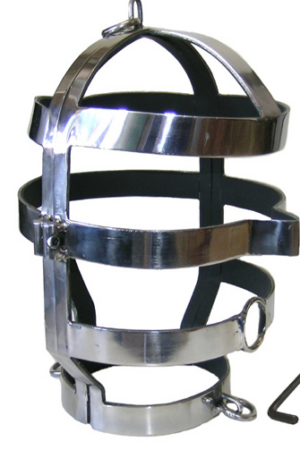 METAL HARD - MASK WITH STEEL NECKLACE