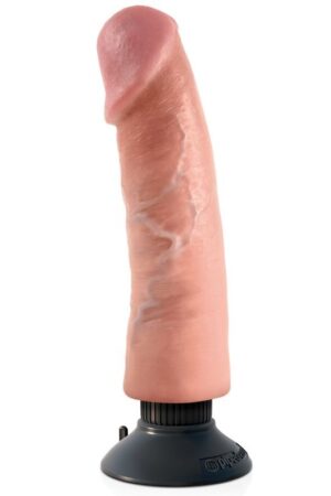 KING COCK - DILDO VIBRADOR 23 CM NATURAL