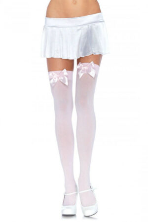LEG AVENUE - MEDIAS NYLON ROSA
