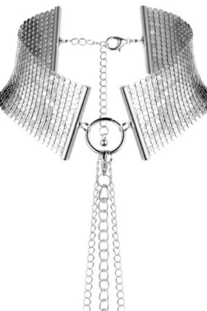 BIJOUX - DÉSIR MÉTALLIQUE SILVER METALLIC NECKLACE