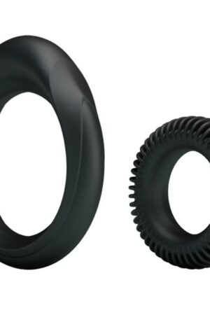 BAILE - KIT 2 ANILLOS SILICONA RING MANHOOD