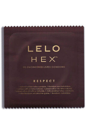 LELO HEX CONDOMS RESPECT XL 3 PACK