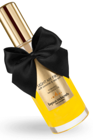 BIJOUX - MASSAGE OIL HEAT EFFECT CARAMEL AROMA
