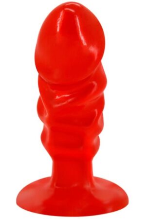 BAILE - UNISEX ANAL PLUG WITH RED SUCTION CUP
