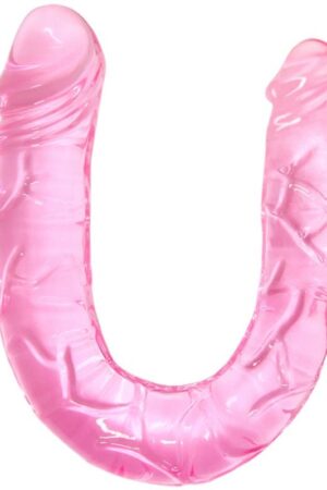 BAILE - DOUBLE DONG DILDO DOBLE ROSA