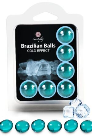 SECRETPLAY - SET 6 BRAZILIAN BALLS COLD EFFECT