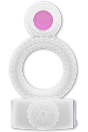 CASUAL LOVE - RING DOUBLE PLEASURE ANILLO TRANSPARENTE