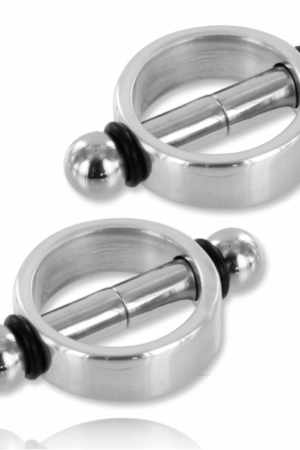 METAL HARD - MAGNETIC NIPPLE Clamps PAIR