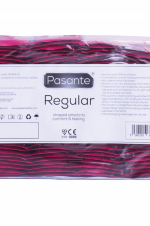 PASANTE - CONDOM GAMA REGULAR 144 UNIDADES (BOLSA)