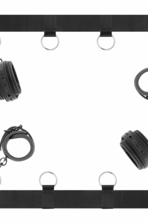 FETISH SUBMISSIVE - LUXURY BED TIES SET WITH NOPRENE LINING