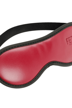 FETISH SUBMISSIVE DARK ROOM - VEGAN LEATHER MASK WITH NEOPRENE LINING