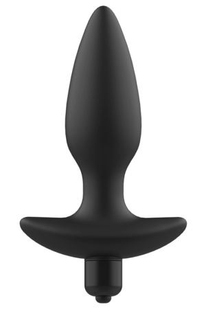 ADDICTED TOYS - MASAJEADOR PLUG ANAL CON VIBRACIÓN NEGRO