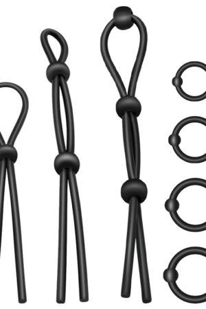 ADDICTED TOYS - KIT DE 7 ANILLAS SILICONA FLEXIBLE